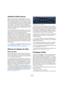 Page 193193
Effets audio
Utilisation d’effets externes 
Même si ce programme est livré d’origine avec une su-
perbe sélection de plug-ins d’effets VST, et qu’il existe un 
énorme catalogue de plug-ins commercialisés sur le mar-
ché, peut-être possédez-vous encore quelques périphéri-
ques ou effets hardware externes que vous désirez utiliser 
avec le logiciel – compresseur à lampe, réverbération, 
écho à bande vintage, etc. En configurant des bus d’effets 
externes, vous pouvez intégrer vos appareils dans le...