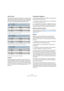 Page 262262
Traitements et fonctions audio
Type de Courbe
Ces boutons permettent de déterminer si la courbe d’enve-
loppe doit être composée de segments de courbe (bouton 
gauche), de segments segments de courbe amortis (bou-
ton central) ou de segments linéaires (bouton droit).
Enveloppe en mode segments de courbe.
La même enveloppe, avec segments de courbe amortis.
La même enveloppe, avec segments linéaires.
Intervalle
Ce paramètre permet de déterminer, dans l’écran Enve-
loppe, l’amplitude verticale de la...