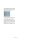 Page 6767
Lecture et palette Transport
Cela peut s’appliquer à d’autres types d’événements. Les 
réglages de Filtre d’événements suivis dans les Préféren-
ces (page MIDI) déterminent quels types d’événements 
seront suivis lorsque vous vous calerez sur une nouvelle 
position avant de déclencher la lecture. 
ÖLes types d’événements pour lesquels la case est co-
chée dans ce dialogue sont ceux qui seront suivis.
La section “Suivre Évts” des Préférences contient aussi 
l’option “Suivi au-delà des limites des...