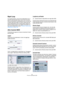 Page 356356
Processo e quantizzazione MIDI
Ripeti Loop
Con questa funzione, i loop traccia indipendenti sono ri-
petuti fino alla fine della traccia, cioè le note che prima 
erano solo riprodotte in continuazione sono ora note vere 
e proprie nella traccia MIDI. Gli eventi a destra del loop 
traccia indipendente (entro la stessa parte) vengono so-
stituiti da questa funzione. Per maggiori informazioni sui 
loop traccia indipendenti vedere “Funzione Traccia Loop 
Indipendente” a pag. 289
Altre funzioni MIDI
Gli...