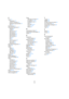 Page 101101
Index
P
Pads 73
Assignation 73
Curseur d’Insertion 74
Défilement gauche/droite 74
Nom 73
Panoramique 53
Paramètres Instrument 97
Attaque 97
Cutoff 97
DCA Amount 97
DCA Decay 97
DCA Release 97
DCA Sustain 97
DCF Amount 97
Drive 97
FX 97
LFO Frequency 97
LFO Level 97
Résonance 97
Paramètres Programme 74
Phaser 97
Pilote
ASIO 85
DirectX 85
Installation 85
Mac OS X 85
Sélection 88
Pilotes 85
PingPongDelay 96
Piste de Contrôleur 25
Pistes
À propos 51
Automatisation 53
Commandes 51
Indicateurs 53...