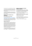 Page 9191
Configuration de votre système
C’est surtout le cas si vous utilisez Sequel pour Windows :
Sous Windows, les pilotes ASIO, écrits spécialement 
pour une carte donnée, sont bien plus efficaces que les 
pilotes DirectX, et produisent normalement des temps de 
latence très faibles.
Sous Mac OS X cependant, les cartes audio avec des 
pilotes Mac OS X (Core Audio) écrits correctement peu-
vent se révéler très efficaces et produisent des temps de 
latence très faibles.
Réglages ayant une influence sur les...