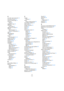 Page 9999
Index
A
Accorder votre instrument 15
Accordeur (Tuner) 46
Action de démarrage 75
Activation
Sequel 9
Adaptation warp 78
Affichage
Zone Pilote 48
Affichage du Tempo 48
Afficher
Piste Arrangeur 44
Piste de Transposition 44
Aide 41
Aides-Mémoire
Afficher 75
Ajouter
Nouvelle piste 43, 44
Ajouter de l’EQ 28
AmpSimulator 96
Annuler 42, 45
Arpeggiator 61
Arrangeur
À propos 35, 73
Menu Historique 74
Mode Live 35
Modes d’arrangement 73
Réinitialisation 74
Arrêter l’enregistrement 47
Arrêter la lecture 46...