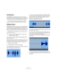 Page 7474
Advanced features
Introduction
In this chapter, we are going to go over some of the ad-
vanced features found in Sequel. Make sure you have gone 
through all of the previous chapters before proceeding.
ÖThe following sections make references to tutorial 
projects, located in the default Sequel project folder.
Adding silence
Adding silence allows you to strip out or mute sections of 
an audio event to erase unwanted clicks or glitches. This is 
great for removing headphone bleed from vocal tracks or...