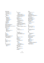 Page 100100
Indice analitico
Effetti Output
Informazioni su 64
Effetti Traccia
Informazioni su 62
Elimina
Media 66
EQ
Aggiunta 28
Frequenza 62
Guadagno 63
Informazioni su 62
Larghezza 63
Preset 63
Equalizzatori
Bypass 63
Esci 42
Esegui Quantizzazione 71
Esporta in iTunes 41
Esporta Progetto come File Audio 41
Esportazione 32
Eventi
Divisione 56
Mute 56
Ridimensionamento 56
Ripetizione 56
F
Fade 53
Famiglia 66
Flanger 97
Formato Registraz(ione) 75
Funzione avanzate
Informazioni su 77
G
Gate 96
Gestione Progetti...