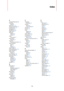 Page 123123
Index
A
Activated Step Input 88
Activating
Sequel 8
Add track 61, 70
Advanced Features 101
AmpSimulator 119
Arpeggiator 83
Arrange Zone 68
ASIO driver 10
Attributes
Filtering 76
Setting 79
Audio
Connecting 11
Audio Driver
Selecting 13
Audio file
Detecting the tempo 108
Audio hardware
About 9
Mac 10
Settings 13
Audio length 87
Audio quantization 103
Audio Settings 99
Audio tracks
Adding 20
Auto Quantize 100
Automatic fades 72
Automation
Adding 44
Disabling 46
Removing 46
Toggle 69
AutoPan 121
B
Beat...