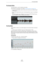 Page 3333
EditingThe Sample Editor
The Sample Editor
The Sample Editor is used for detailed audio editing. 
These features are described in the chapter “Advanced Features” on page 101.
•To open the Sample Editor, select an audio event and then open the Editor Page in 
the Multi Zone.
•You can also double-click the event in the Arrange Zone to open it in the Sample 
Editor.
The selected audio event is displayed in the center of the Editor Page. Here you 
can see a detailed waveform rendering of the audio file....