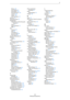 Page 131131
StichwortverzeichnisF
Rotary 128
Send-Effekte 45
StereoDelay 126
StereoEnhancer 129
Tremolo 128
Vibrato 128
VST Amp Rack 127
Einfrieren 76
Eingangsauswahl 76
Einstellungen
Allgemeines zur Einrichtung des 
Systems 9
Audio 11
Audio-Hardware 13
MIDI 16
EQ
Frequenz 88
Gain 88
Hinzufügen 42
Kurvenanzeige 88
Resonance 88
Equalizer-Bedienfeld 88
Erzeugen
Noten 37
Event-
Positionierungsmethode 105
Event-Raster 112
Events
Auswahl als Datei 34
Kopieren 34
Längenanpassung 31
Löschen 34
Neue Datei aus Auswahl...