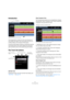 Page 5050
The Arrange Zone
Introduction
The Arrange Zone is where all of the main elements of 
your project will reside. This is also where all of your re-
cording, editing, and arranging will take place.
To the left of the program window you will find the track list. 
The Arrange Zone in the center displays the instrument 
parts and audio events of the project along the timeline.
The Track list buttons
Add New Track
Clicking this button will open the Add Track dialog, see 
“Add Track…” on page 42.
Show...