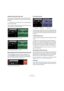 Page 5454
The Arrange Zone
Automatic Fades (audio tracks only)
Found next to the Freeze button, the “Automatic Fades” 
button applies a short fade to the edges of all the events in 
the track.
ÖThis button is only visible when the corresponding au-
dio track is selected.
This is useful for eliminating pops or clicks that can occur 
when playing over event boundaries.
Musical Keyboard Input Activity (Instrument tracks only)
The indicator lights up upon any input activities of con-
nected USB/MIDI keyboards...