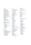 Page 108108
Index
A
Accorder15
Accordeur (Tuner)
À propos de46
Action de démarrage81
Activation de Sequel9
Activité du Clavier Musical56
Affichage de la position du 
Morceau48
Affichage du tempo48
Afficher les Aides-Mémoire82
Ajout d’une piste audio13
Ajouter de l’automatisation31
Ajouter Piste43
Ajouter une nouvelle piste (bouton)52
AmpSimulator105
Annuler42
Arpégiateur66
Arrangement
À propos de36
Mode Lecture Séquentielle37
Mode Live Pads36
ASIO
Pilote94
Assignation Télécommande44, 89
Attributs de fichier...