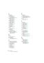 Page 316VST-Instrumente
316 Stichwortverzeichnis
A
Abklingzeit
D’cota SE
 276
Akkorderkennung
Virtual Bassist SE
 219
Amplifier Amount
HALion SE
 296
Amplifier Velocity
HALion SE
 297
Amplifier Volume
HALion SE
 296
Ansprechzeit
D’cota SE
 276
Arpeggiator
D’cota SE
 263
Attack
D’cota SE
 276
Ausklingzeit
D’cota SE
 276
Automation in Cubase
Groove Agent SE
 236
HALion SE
 303
B
Bänke
D’cota SE
 246
Bass-Auswahl
Virtual Bassist SE
 212
C
Complexity-Schieberegler
Groove Agent SE
 228
Controller-Leiste
D’cota SE...