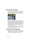 Page 86Groove Agent 86 Deutsch
Wie funktioniert Groove Agent?
Technisch gesehen verwendet Groove Agent tausende von MIDI-Se-
quenzen, die von schwedischen Topmusikern »maßgeschneidert« ein-
gespielt wurden. Diese Sequenzen steuern eigens für die jeweiligen 
Instrumente aufgenommene Samples an. Das war es eigentlich schon! 
Mit dem Zeitskala-Schieberegler können Sie eine musikalische Stil-
richtung bzw. eine Unterkategorie und das entsprechende Schlagzeug 
(Drum-Kit) auswählen. Einige dieser Drum-Kits sind...