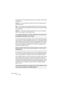 Page 65Groove Agent 3
64 English
For every dry and wet sample pair there’s a set of knobs: Volume, Pan 
and Balance. 
Volume – You can adjust the overall volume for this sample pair by 
turning this knob.
Pan – You can pan the dry sample with this knob. You may want to 
follow the overall Groove Agent panning laws where hihats are slightly 
to the right etc.
Balance – If the relative balance between the dry and wet samples 
doesn’t sound right, you can adjust it here.
As a sensible starting point, use stereo...