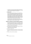 Page 58NUENDO
4 – 58 Configuration de votre système
•Sous Windows, vous pouvez régler la taille des buffers dans le panneau de 
contrôle de la carte audio (ouvert par le bouton “Tableau de Bord” de la page 
du Pilote du dialogue de Configuration des Périphériques).
Les Réglages Expert
Vous trouverez à la page VST Audiobay un bouton appelé “Expert…”. 
Il ouvre un dialogue contenant des réglages plus poussés du moteur 
VST, dont une option Multi-Processeur. Lorsque celui-ci est activé 
(réglage par défaut si vous...