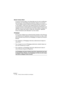 Page 200NUENDO
9 – 200 Fondus, fondus enchaînés et enveloppes
Bouton Comme défaut
Le bouton Comme défaut n’est disponible que lors de la modification 
de Fondus par l’intermédiaire des poignées. Cliquer sur le bouton 
“Comme défaut” permet d’affecter les caractéristiques du fondu à ce-
lui “par défaut”. Cette forme sera utilisée dès que vous créerez de 
nouveaux Fondus en faisant glisser les poignées des événements. Les 
réglages de forme et de durée seront tous deux utilisés, à chaque fois 
que vous créerez des...