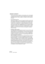 Page 616NUENDO
25 – 616 Synchronisation
Ordinateurs sous Mac OS
Il faut un port série pour établir la communication avec votre appareil 
compatible Sony 9 broches. Comme les Macintosh actuels n’offrent 
plus de ports série, il faut en installer, en utilisant une des méthodes 
suivantes :
•Carte Stealth Serial Port.
Cette carte constitue un moyen très répandu de doter de ports série 
des ordinateurs Macintosh n’en possédant pas. Elle s’achète chez vo-
tre revendeur ou sur Internet, et s’insère dans le port modem...