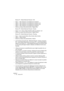 Page 28NUENDO
7 – 28 Mackie HUI
Bouton F1 : Mode Selected Channel : EQ
•Page 1 – Gain, Fréquence, Q et Enable pour la bande lo
•Page 2 – Gain, Fréquence, Q et Enable pour la bande lo mid
•Page 3 – Gain, Fréquence, Q et Enable pour la bande hi mid
•Page 4 – Gain, Fréquence, Q et Enable pour la bande hi
•Boutons au-dessus des potentiomètres : Bypass EQs
Bouton F2 : Mode Selected Channel : Sends
•Pages 1 à 8 – Niveau, Enable, Pre/Post et Bus pour Sends 1 à 8
•Boutons au-dessus des potentiomètres : Bypass Sends...