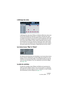 Page 131NUENDO
Les éditeurs MIDI 3 – 131
L’affichage des notes
L’affichage des notes dans l’Éditeur de Rythme affiche les notes sous 
la forme de symboles de diamants. La position verticale des notes 
correspond à la liste des sons de batterie située à gauche, tandis que 
la position horizontale correspond à la positon temporelle de la note, 
tout comme dans l’Éditeur Clavier. Notez cependant que les symbo-
les de diamant ne font pas ressortir la durée des notes. Cela s’expli-
que, car les sons de batterie sont...