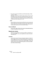 Page 84NUENDO
2 – 84 Traitement et quantification MIDI
•Pour étirer (accentuer les différences de Vélocité), utilisez un Ratio 
supérieur à 100%.
Avant d’étirer, vous souhaiterez probablement régler la Vélocité à l’aide de la fonction 
Ajouter/Retirer, afin que le niveau moyen de Vélocité reste dans des valeurs moyen-
nes. Si la Vélocité moyenne est trop élevée (près de127) ou trop faible (près de 0), 
l’expansion ne fonctionnera pas correctement, tout simplement parce que les valeurs 
de Vélocité doivent être...