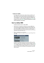 Page 91NUENDO
Les éditeurs MIDI 3 – 91
À propos de ce chapitre
Ce chapitre décrit l’utilisation des éditeurs Clavier, de Rythme et en 
Liste. Veuillez noter qu’un grand nombre de caractéristiques sont 
identiques dans ces éditeurs (particulièrement dans les Editeurs Cla-
vier et de Rythme) – celles-ci sont donc décrites dans l’Éditeur Cla-
vier. Les sections consacrées à l’Éditeur de Rythme (voir page 129) et 
à l’Éditeur en Liste (voir page 145) décrivent uniquement les caracté-
ristiques spécifiques à ces...