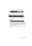 Page 95NUENDO
Les éditeurs MIDI 3 – 95
La ligne d’infos
La ligne d’infos affiche des informations concernant les notes MIDI 
sélectionnées. Vous pouvez éditer toutes les valeurs de la ligne d’in-
fos par les méthodes habituelles (voir page 111 pour les détails). Les 
valeurs de durée et de position sont affichées dans le format choisi 
pour la règle (voir ci-dessous).
•Pour cacher ou afficher la ligne d’infos, cliquez sur l’icône de la barre 
d’outils.
Options d’Entrée MIDI/Entrée Pas à Pas
Entrée Pas à Pas...