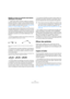 Page 153153
Usage des Symboles
Modifier la forme et la direction des liaisons 
rythmiques et de phrasé
ÖCette section décrit comment modifier les symboles 
de liaison rythmique “normaux” et les symboles de phrasé. 
Comment ajouter et modifier symboles de liaison de type 
courbe de Bézier est décrit dans la section “La liaison de 
phrasé en “courbe de Béziers”” à la page 144.
Il y a deux types de liaisons Rythmiques et de Phrasé dans 
la Palette de Symboles. La variation vers le haut ou la bas 
de chacune...