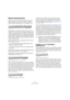 Page 5858
Editor delle Partiture
Mostra Quantizzazione
Supponiamo che nella Finestra Progetto sia stata regi-
strata una figura con alcune note da 1/8 in staccato. 
Aprendo l’Editor delle Partiture, le note appaiono così:
Niente appare come previsto. Iniziamo con il tempo – è 
evidente che si è fuori in paio di posizioni (la terza, quarta 
e ultima nota sembrano essere in ritardo di 1/32). Si po-
trebbe quantizzare la figura, ma il passaggio diventerebbe 
troppo “rigido” e sarebbe fuori dal contesto musicale....