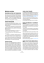 Page 219219
Tipps und Tricks
Nützliche Techniken
Verschieben von Noten ohne Transponierung
Wenn Sie mit gedrückter [Strg]-Taste/[Befehlstaste] eine 
oder mehrere Noten nach links oder rechts verschieben, 
wird die Tonhöhe dieser Noten nicht verändert (transpo-
niert). Sie können auch im Datei-Menü den Befehl »Tasta-
turbefehle…« wählen und im angezeigten Dialog für die 
Kategorie »Kicker« einen Tastaturbefehl zum Verschieben 
von Noten und anderen Objekten festlegen.
Verschieben und Festlegen des Abstands von...