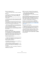 Page 207207
VST-Instrumente und Instrumentenspuren
Gehen Sie folgendermaßen vor:
1.Wählen Sie im Medien-Menü den Befehl »MediaBay 
öffnen« aus.
2.Schalten Sie im Filter-Bereich den Schalter »MIDI-
Loops anzeigen« ein, um die Anzeige auf MIDI-Loop-
Dateien einzuschränken.
Das ist nicht unbedingt notwendig, aber es hilft Ihnen, Ihre MIDI-Loops 
schneller zu finden. 
3.Wählen Sie im Viewer-Bereich die gewünschte MIDI-
Loop und ziehen Sie sie in einen leeren Bereich des Pro-
jekt-Fensters. 
Eine Instrumentenspur...