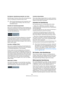 Page 380380
MIDI-Bearbeitung und Quantisierung
Die Optionen »Quantisierung anwenden« und »Auto«
Mit Hilfe dieser Funktionen können Sie die Quantisierung 
direkt vom Dialog aus anwenden (siehe unten).
Einstellen der Quantisierungsschwelle
Dies ist eine zusätzliche Einstellung, die das Ergebnis der 
Quantisierung beeinflusst. Hier können Sie einen Abstand 
zur Quantisierungsposition in Ticks einstellen (1 Tick = 
120 einer Sechzehntelnote).
Events, die sich innerhalb dieses Abstands zum Quantisie-
rungsraster...