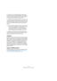 Page 389389
MIDI-Bearbeitung und Quantisierung
3.Öffnen Sie nun im Projekt-Fenster die Automations-
spur(en) für die entsprechende MIDI-Spur. Sie werden se-
hen, dass für jeden kontinuierlichen Controller des Parts 
eine separate Automationsspur erzeugt wurde.
ÖBeachten Sie, dass diese Funktion nur für kontinuierli-
che Controller-Daten (CC) verwendet werden kann. Con-
troller-Spur-Daten wie Aftertouch, Pitchbend oder Sysex 
können nicht in MIDI-Automationsdaten umgewandelt 
werden.
ÖBeachten Sie, dass Sie die...