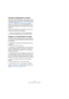 Page 440440
Der projektbezogene Logical-Editor
Verwalten und Weitergeben von Presets
Die Presets des projektbezogenen Logical-Editors werden 
im Programmordner im Unterordner »Presets\Logical Edit« 
als Dateien abgelegt (siehe »Wo werden die Einstellungen 
gespeichert?« auf Seite 553). Sie können die Dateien 
selbst nicht bearbeiten, haben aber die Möglichkeit, sie in 
verschiedene Unterordner zu verschieben und so zu kate-
gorisieren.
Sie können diese Dateien auch kopieren und einfach an 
andere Nuendo-Benutzer...