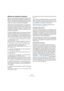 Page 500500
Synchronisation
Mithören der Audiodaten im Netzwerk
Wenn Sie mit einem externen Mischpult arbeiten, ist das 
Mithören der im Netzwerk übertragenen Audiodaten kein 
Problem. Schließen Sie die Ausgänge jedes Computers 
einfach an entsprechende Kanäle des Mischpults an und 
starten Sie auf einem Computer die Wiedergabe.
Viele Benutzer möchten lieber direkt am Computer abmi-
schen und ein externes Mischpult (wenn überhaupt) nur 
zum Mithören verwenden. In diesem Fall müssen Sie einen 
Computer als...