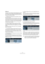 Page 112112
Audio editing to picture
Picture cut
This portion of the chapter will demonstrate how to make 
each type of picture change using the Range Selection 
tool. To make a picture change involving the removal of ex-
isting video, proceed as follows:
1.Determine the starting point and duration of the sec-
tion to be removed.
This information should come from the video editor in the form of time-
code values specifying the start point and duration of each cut. When 
several changes are made to a video,...