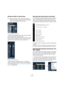 Page 128128
The mixer
Setting the width of channel strips
The Channel Narrow/Wide button
Narrow channel strips contain a narrow fader, miniature 
buttons, and the View options pop-up.
If you have selected to show parameters in the extended section, only the 
channel overview or the Meter can be shown in narrow mode. (The pa-
rameters will be shown again when you return to wide mode.)
Wide and narrow channel strips
When selecting “All targets narrow” or “All targets 
wide” on the common panel, all channel strips...