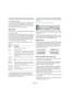 Page 372372
The MIDI editors
Manually entering the desired velocity value by clicking 
in the insert velocity field and typing in the desired value.
Using a key command.
You can assign a key command to each of the five available velocity val-
ues in the Key Commands dialog (MIDI category – the items Insert Ve-
locity 1-5). This allows for quick switching between different velocity 
values when entering notes. See “Setting up key commands” on page 
518 for instructions on how to set up key commands.
Selecting...
