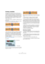 Page 9191
Fades, crossfades and envelopes
Creating crossfades
Overlapping audio material on the same track can be 
crossfaded, for smooth transitions or special effects. You 
create a crossfade by selecting two consecutive audio 
events and selecting the Crossfade command on the Au-
dio menu (or by using the corresponding key command, 
by default [X]). The result depends on whether the two 
events overlap or not:
If the events overlap, a crossfade is created in the over-
lapping area.
The crossfade will be of...