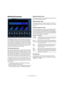 Page 1717
The included effect plug-ins
MultibandCompressor 
The MultibandCompressor allows a signal to be split in up 
to four frequency bands, each with its own freely adjust-
able compressor characteristic. The signal is processed 
on the basis of the settings that you have made in the Fre-
quency Band and Compressor sections. You can specify 
the level, bandwidth and compressor characteristics for 
each band by using the various controls.
The Frequency Band editor
The Frequency Band editor in the upper half...