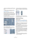 Page 3333
Périphériques MIDI
Cliquez sur un seul élément pour voir affiché le nom du 
paramètre dans la seconde ligne de texte, ex. “CC: Main 
Volume”.
ÖL’édition de panneaux complexes est plus facile si 
vous utilisez la fonction “Focus Profondeur”, voir “Focus 
Profondeur” à la page 23.
Combiner des sous-panneaux de plusieurs canaux
Dans l’exemple ci-dessous, nous avons crée un panneau 
de périphérique MIDI en créant un seul panneau pour 16 
canaux identiques. Toutefois, vous voulez sûrement utiliser 
des...