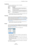 Page 485485
The MIDI editorsThe Key Editor – Overview
The status line
The status line is displayed below the toolbar in the Key Editor.
It displays the following information:
•To show or hide the status line, click the “Set up Window Layout” button on the 
toolbar and activate or deactivate the “Status Line” option.
The info line
The info line shows information about the selected MIDI note. If several notes are 
selected, the values for the first note are displayed (in color). You can edit all values on 
the...