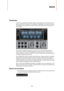 Page 814814
Auron
Introduction
Auron est un synthétiseur granulaire qui peut utiliser jusqu’à huit flux de grains pour 
générer les formes d’ondes de son oscillateur. L’arpégiateur et le séquenceur pas à 
pas intégrés vous permettent de créer aussi bien des séquences que des accords 
décomposés.
En sortie de l’oscillateur granulaire, vous trouverez un filtre multi-mode offrant un 
grand nombre de formes de filtres différentes. Le filtre peut être modulé par des 
sources telles que le clavier, la vélocité ou les...