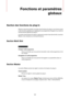 Page 575575
Fonctions et paramètres globaux
Section des fonctions du plug-in
Située en haut de la fenêtr e, la section des fonctions du plug-in vous donne accès 
à des fonctions globales qui s’appliquent  aux programmes chargés et au mode de 
fonctionnement général du plug-in.
La section des fonctions du plug-in regroupe  
 la section des slots de kits, la section 
Master et les indications sur les performances.
Section Multi Slot
Charger multi-programme
Ouvre une fenêtre qui vous permet d’ accéder à des...