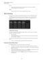 Page 107Mixing and Effect Handling
Effect Handling 
107FX 1–4
These controls specify the amount of signal that is sent to the four auxiliary
busses that host up to four effects each.
Output
Specifies to which of the 16 plug-in outputs the slot is routed.
Effect Handling
The busses can be routed to the main plug-in output or to one of the individual outputs.
The Effects page also provides access to the main output bus which also features four
inserts. These can be used to add a global EQ or compressor to the...