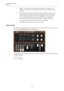 Page 133Included Instruments
Model C 
133•Steal 1' – Typically, on an electromechanical organ, the 1' drawbar is not
available when percussion is activated. To prevent this, deactivate the Steal
1' option.
•Poly – Typically, percussion in drawbar organs is monophonic, that is, when
you play a key, the percussion envelope is triggered for this note. As long as
the key is held, no new percussion can be retriggered. If you play a legato
section, for example, percussion is only applied to the very first...