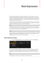 Page 264Note Expression
264Steinberg’s Note Expression technology was developed for creating realistic instrument
performances. Note Expression allows you to create automated modulations for each note.
HALion Sonic supports Note Expression for volume, pan, and tuning. If you use a Steinberg
DAW that supports Note Expression, you can automate the Note Expression parameters for
any program in HALion Sonic per note.
Furthermore, in programs that give you access to the modulation matrix, you can assign up
to eight...