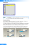 Page 3736English ...
The Interactive function is available when displaying graphic source from HDMI/VGA input. Other sources 
 
 
are not supported.
If “3D” or “Dynamic Black” function is enabling, “Interactive” feature is disabling.
 
 NoteNote
Interactive Settings
Use this feature to select the Interactive Pen function. Options are: “Off” and “IR 
Camera”. Choose “Off” to disable the Interactive Pen function.
You need to unplug the Mini USB cable that connects NB/desktop with the projector 
before using the...