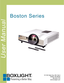Page 1Boston Series
151 NE State Hwy 300, Ste ABelfair, WA 98528360.464.2119
www.boxlight.com
User Manual 