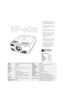 Page 2XP-60 Spec.MECH 6/20/01 2:42 PM Page 2 
BOXLIG HT
........................................................................\
...............................................................................................................................\
...............................................................................................................................\...