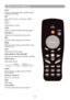 Page 2522
Remote Control (Optional)
Power
Power on / operation mode, Standby mode, 
Cooling-down mode.
ESC
Press ”ESC” button, it will close ”Menu” 
picture.
Vol +/-
Sound louder or lower.
Menu
Display or hide the OSD main menu page.
Keystone +/-
Adjusts the vertical keystone function.
Still
Keep the current image on the Screen.
Blank
Hide the current image, become black color 
on the screen.
Auto
Refresh the current image.
Menu up/down, Menu left/right
Selecting and adjusting the function of OSD.
INPUT source...